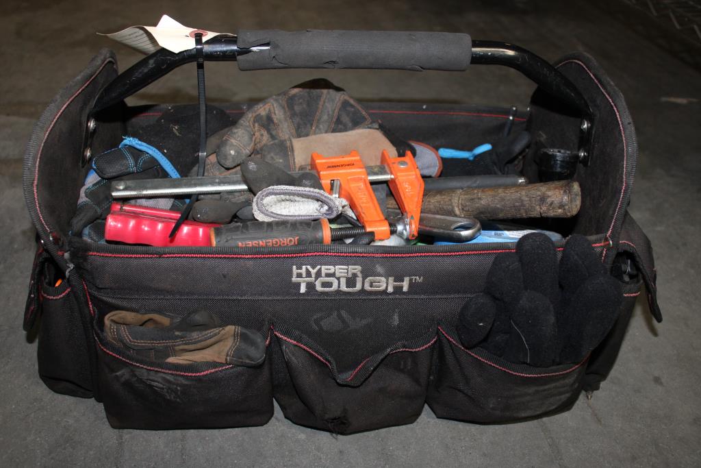 Hyper Tough Tool Bag With Mixed Tools And More