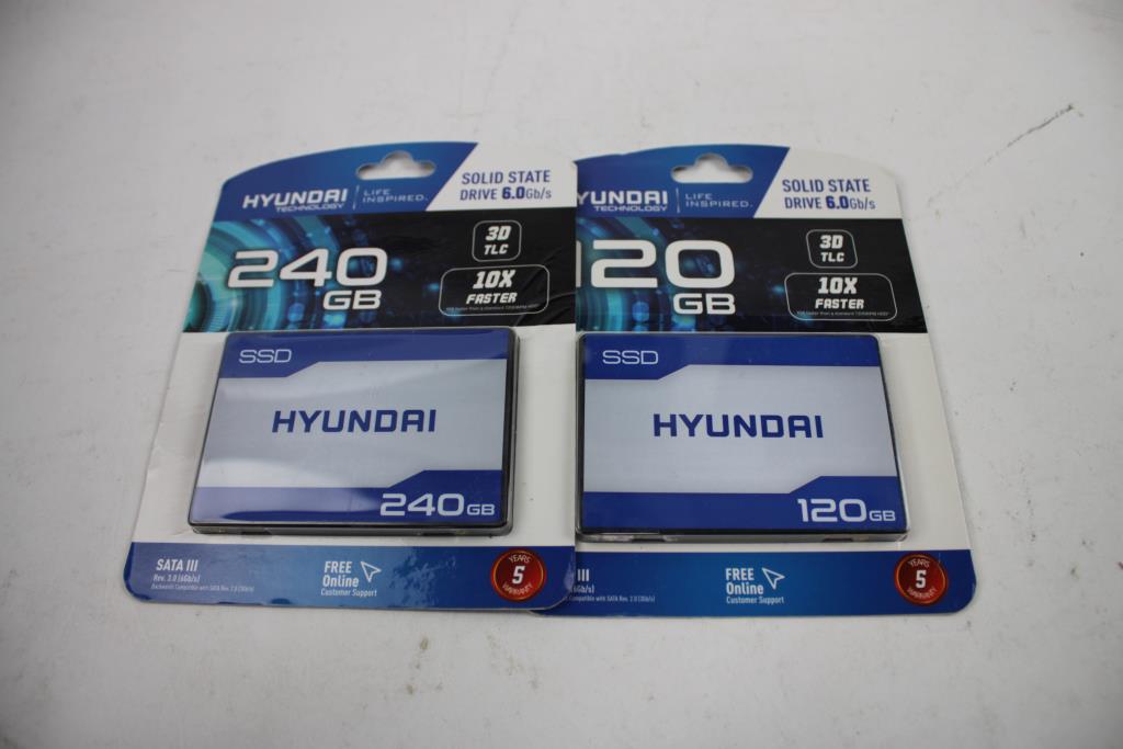 Hyundai Technology 120 GB & 240 GB Solid State Drive 2 Pieces