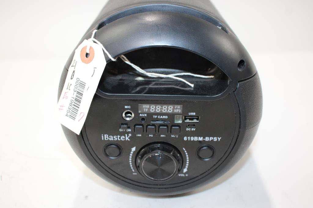 IBastek Portable Bluetooth Speaker 619BM-BPSY | Property Room