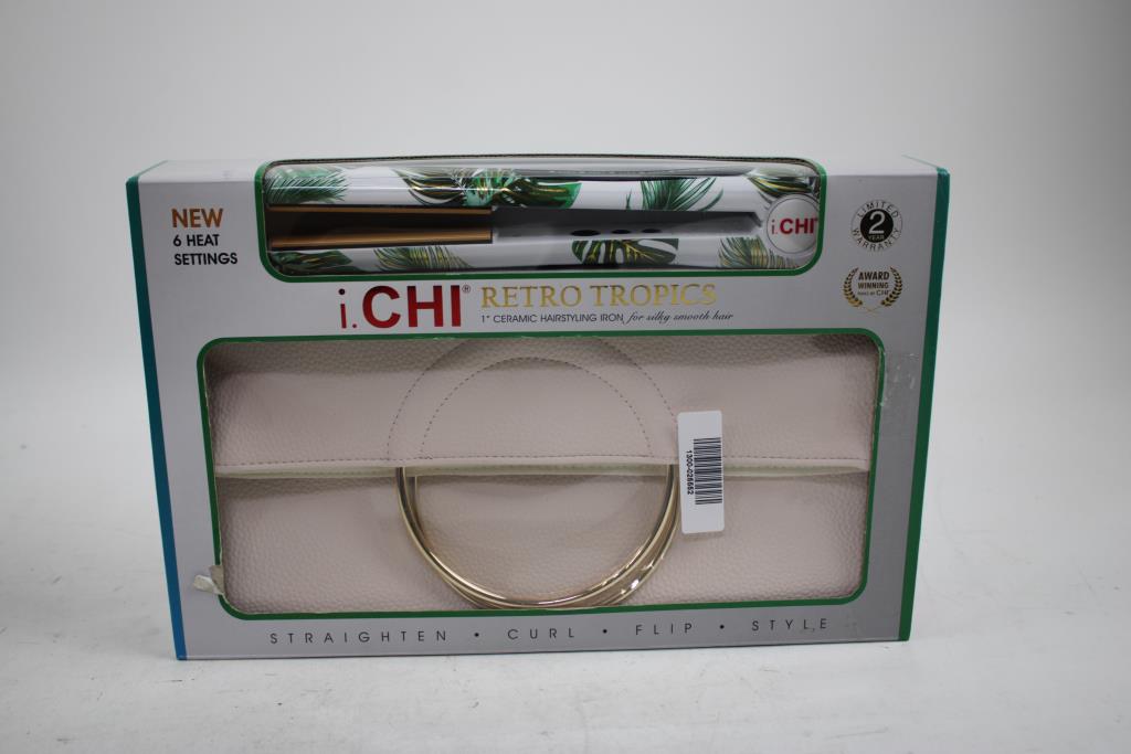 I.Chi Ceramic Hairstyling Iron, Thermal Clutch