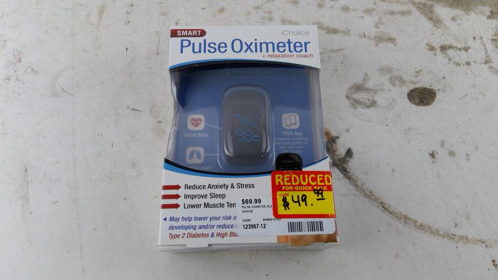 IChoice Smart Pulse Oximeter + Relaxation Coach