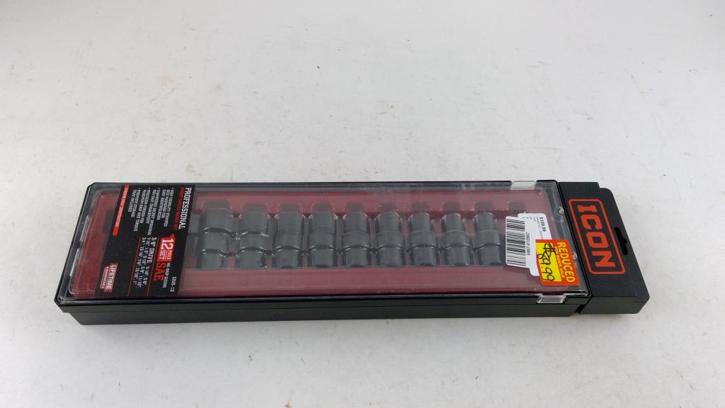 Icon 12 Piece Impact Swivel Socket Set