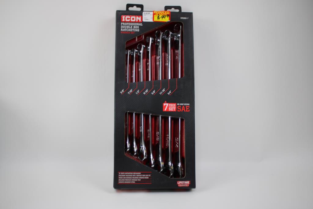 Icon Professional Double Box Ratcheting Wrench Set