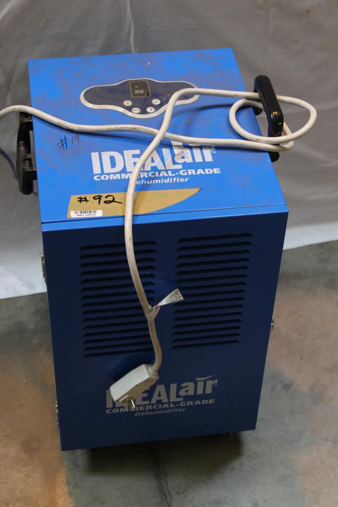 Ideal Air Commercial Grade Dehumidifier Property Room
