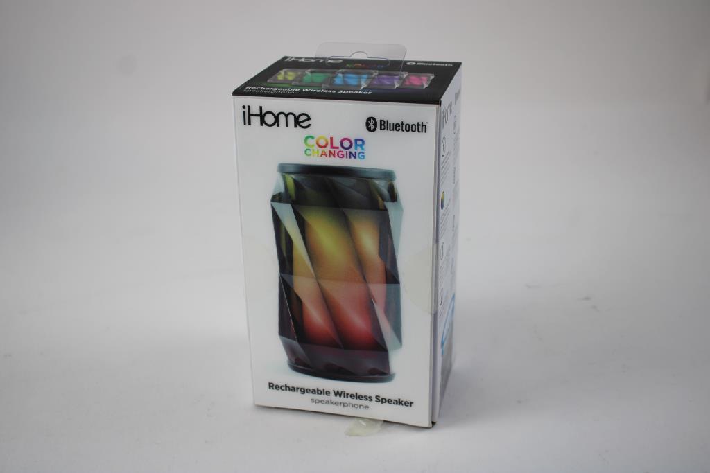 IHome Color Changing Wireless Speaker, IBT74 Property Room