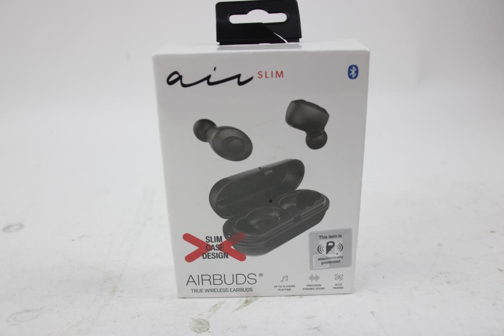 IHome Wireless Earbuds, Airbuds Air Slim Wireless Earbuds, 2 Pieces