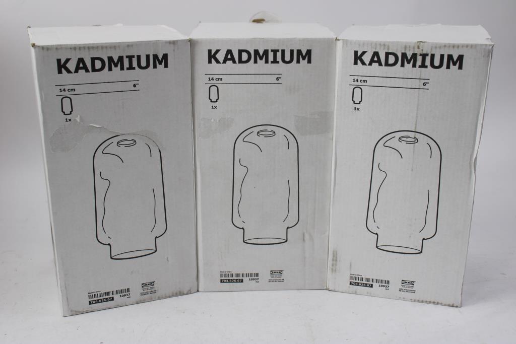 Ikea Kadmium Pendant Light Lamp 3 Pieces