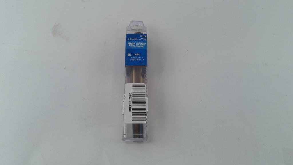 Industrial Pro Silver & Deming Drill Bit With 1/2" Shank