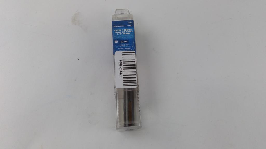 Industrial Pro Silver & Deming Drill Bit With 1/2" Shank