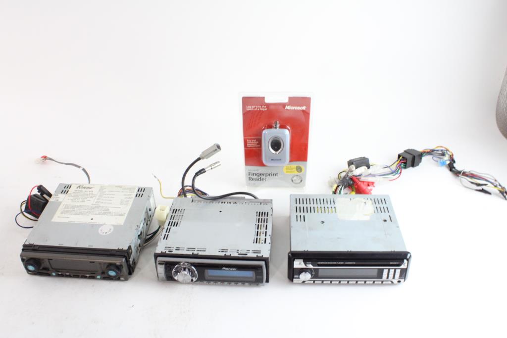 InFocus Projector, Car Radios & More, 5 Pieces Property Room