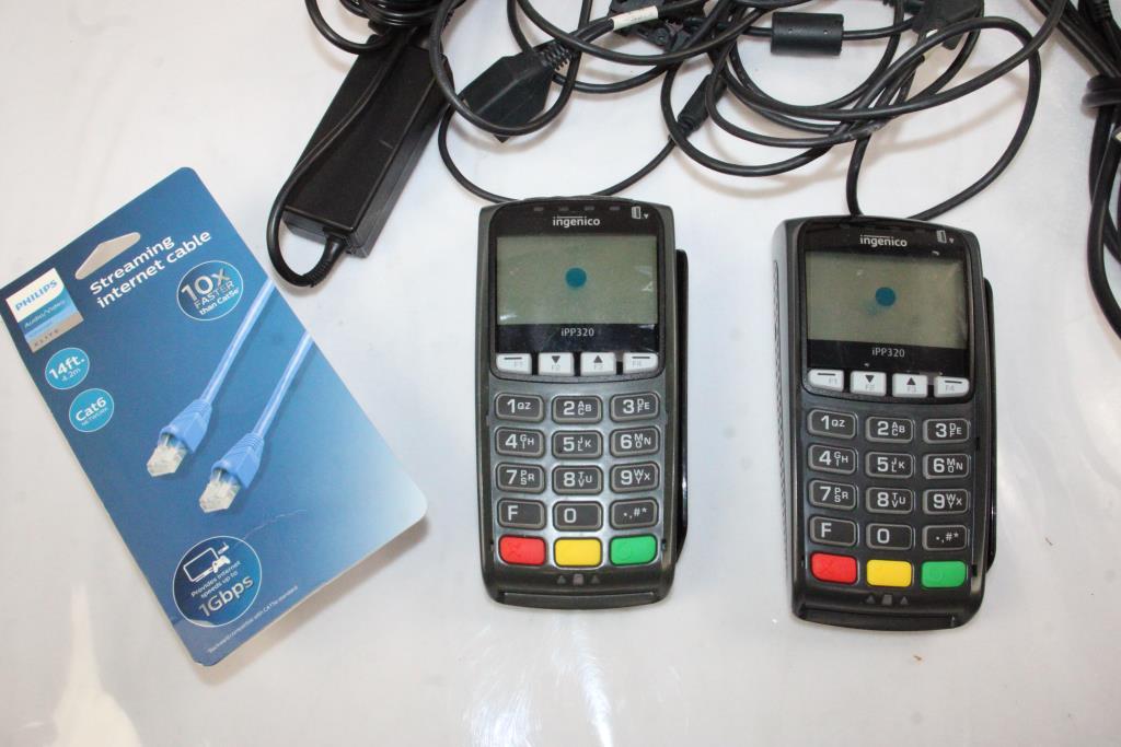 Ingenico Card Readers With Cables Property Room