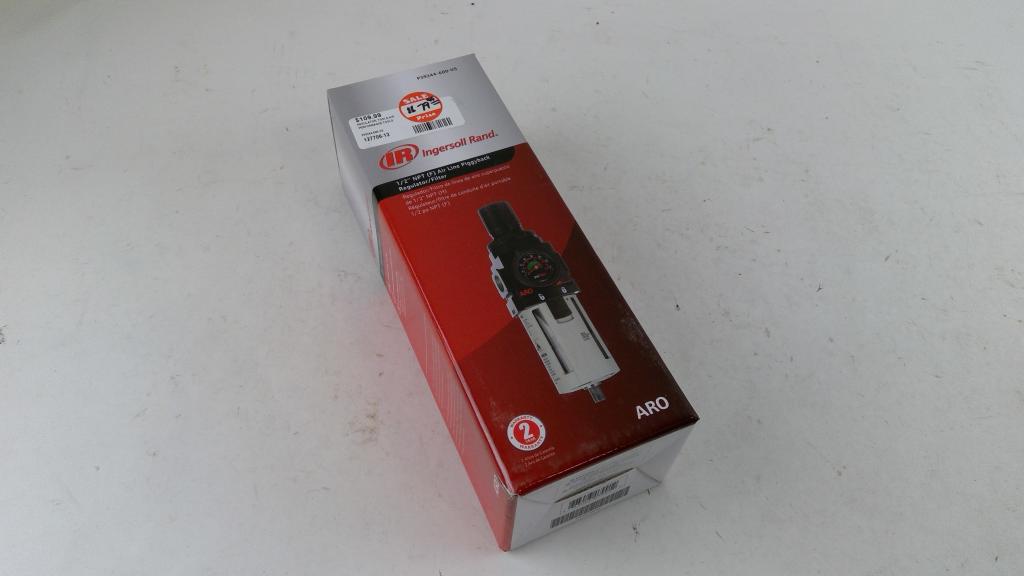 Ingersoll Rand 1/2" NPT Air Line Piggyback Regulator / Filter