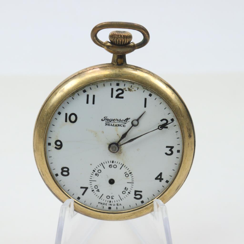 Ingersoll Watch Co.9kt GF Pocket Watch Property Room