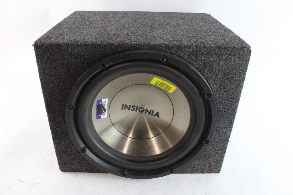 Insignia 12" Subwoofer Enclosure Property Room