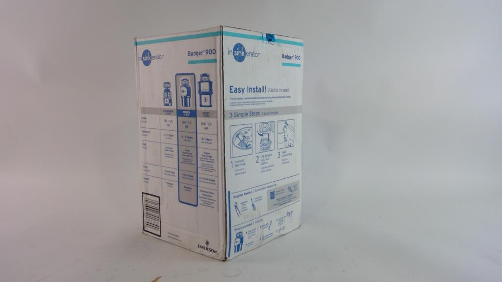 InSinkErator Badger 900 Food Waste Disposer Property Room