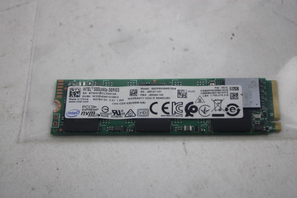 Intel 512 GB Solid State Drive