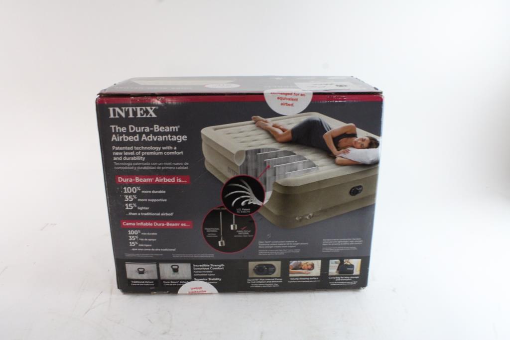 Intex Queen Size 20" Pillow Top Airbed Property Room