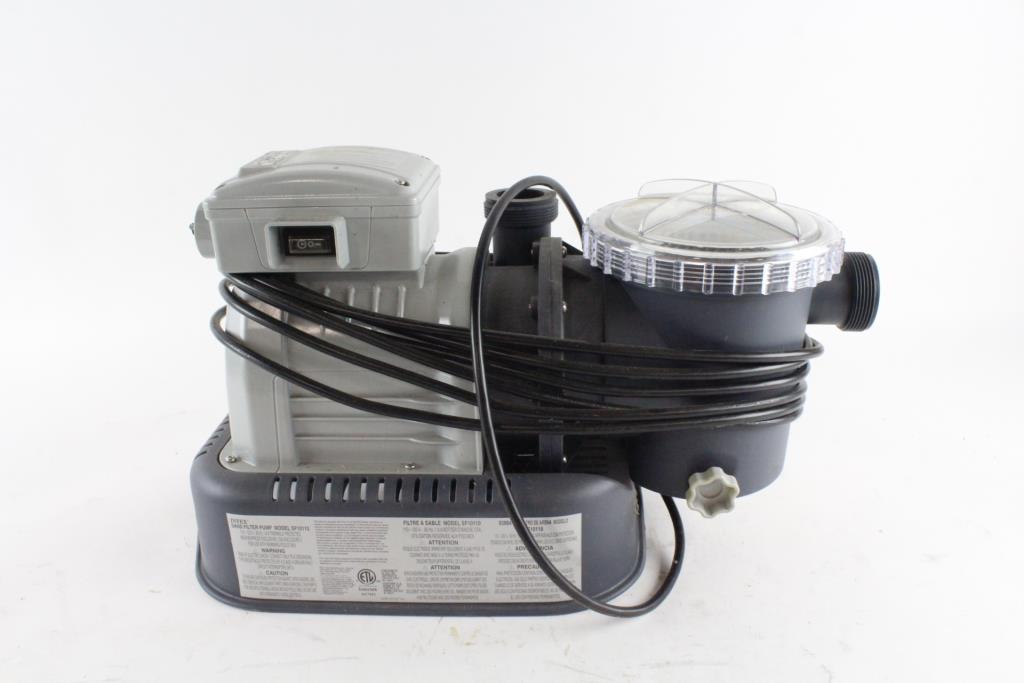 Intex Sand Filter Pump Property Room