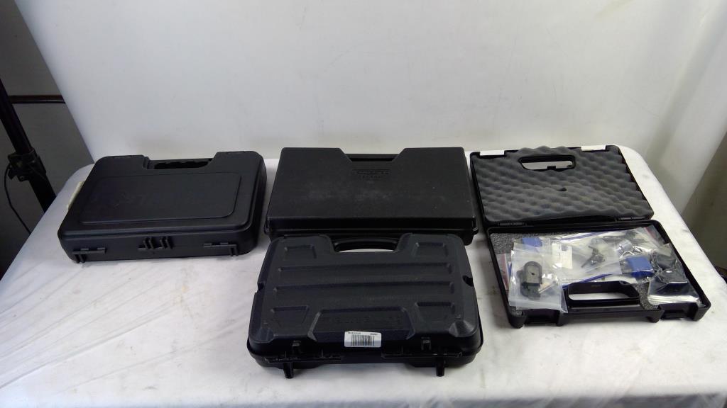 Intratec, CZ, Plano Gun Guard, Taurus Gun Cases With Locks And Gun Parts, 4 Pieces