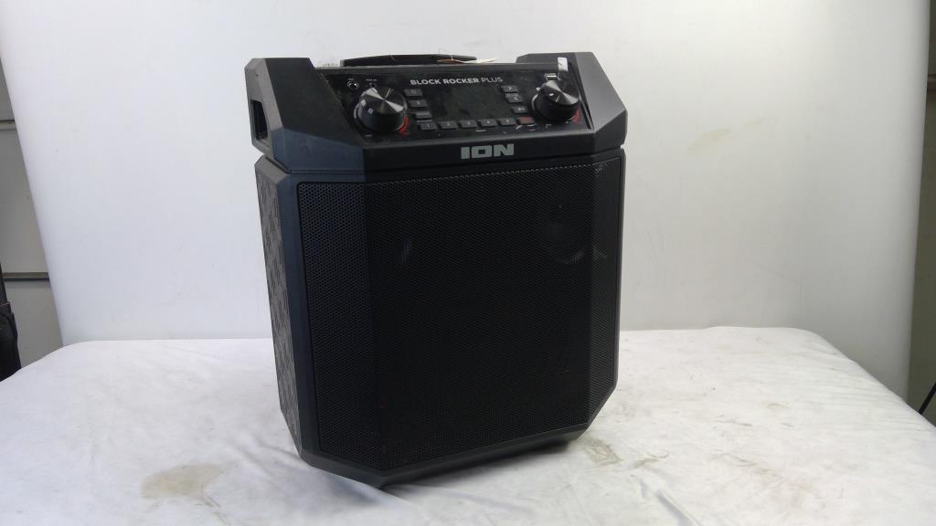 Ion Block Rocker Plus Bluetooth Speaker Karaoke Machine