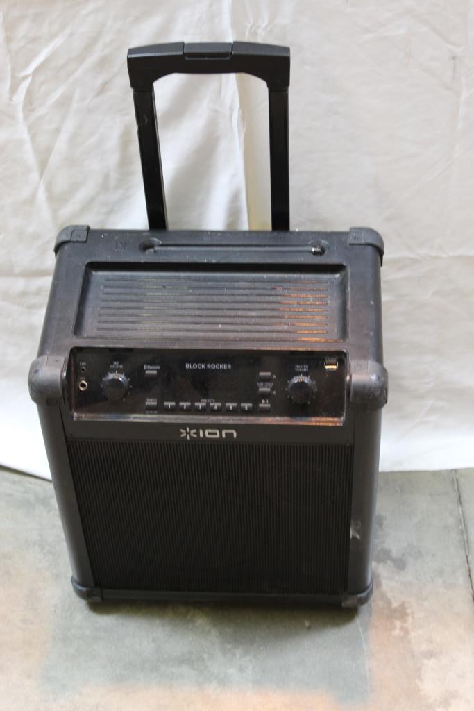 Ion Block Rocker Portable Speaker System Property Room