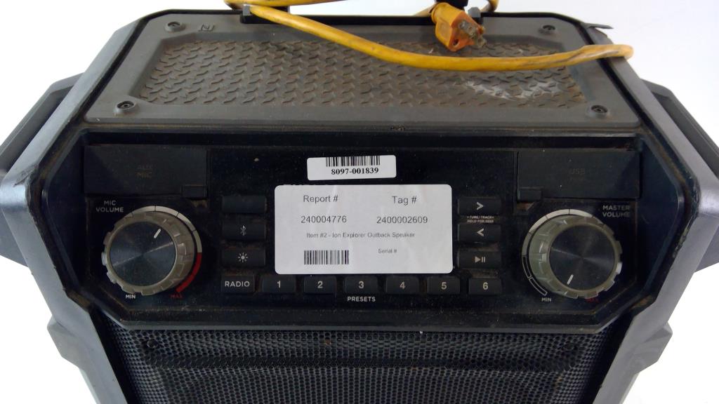 ION Explorer Outback Speaker Property Room