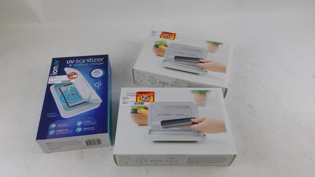 Ion UV Sanitizer & Wireless Charger And More3 Pieces