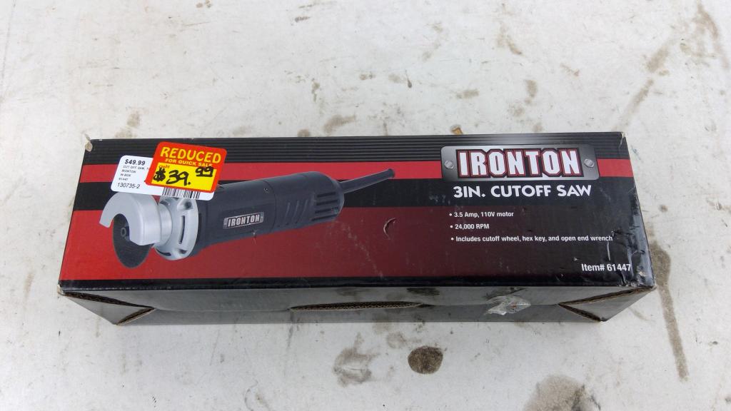Ironton 3" Cutoff Saw