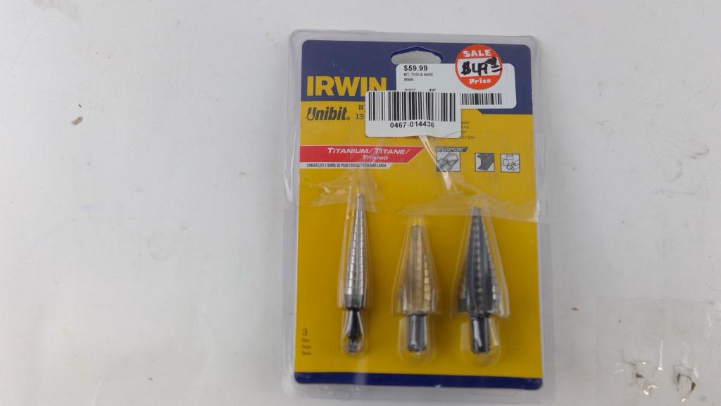 Irwin Unibit Drill Bit Set