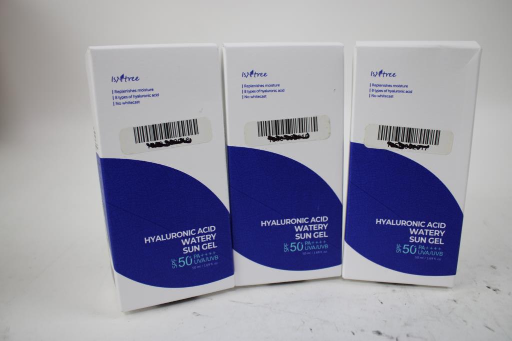 Isntree Hyaluronic Acid Watery Sun Gel SPF 50 3 Pieces