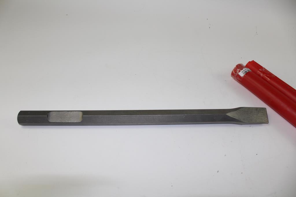 Jackhammer Tip Hex Shank Flat Steel Chisel Property Room