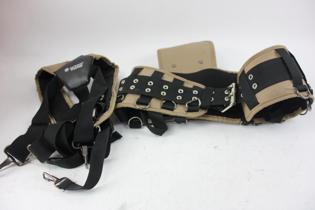 Jackson Palmer Tool Bags, And Safety Belt, 4+ Pieces Property Room