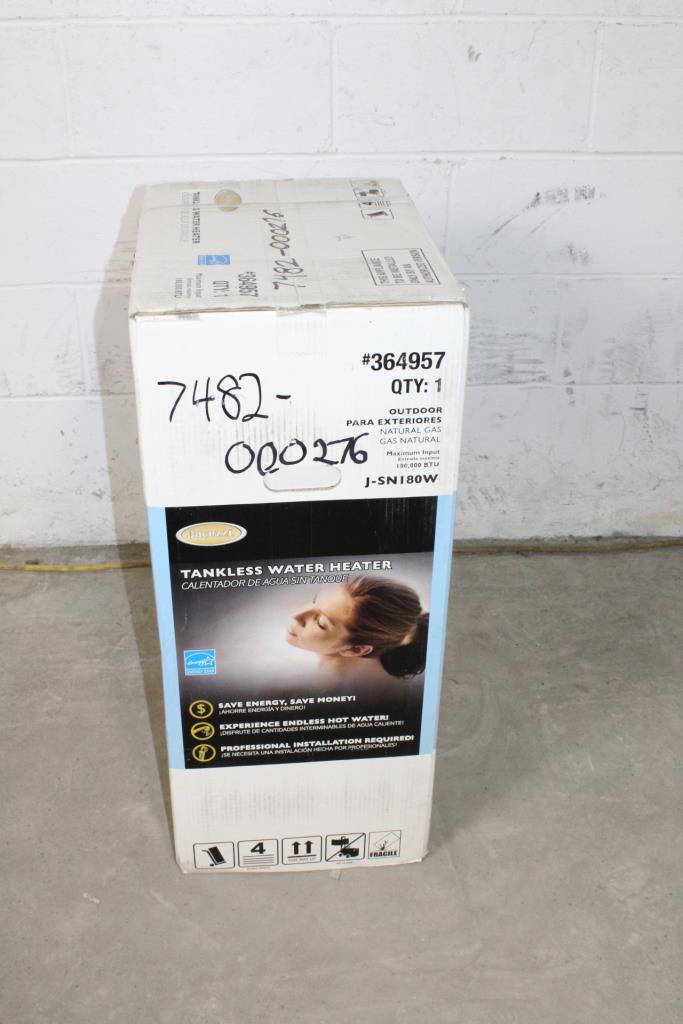 Jacuzzi Outdoor Tankless Water Heater Property Room