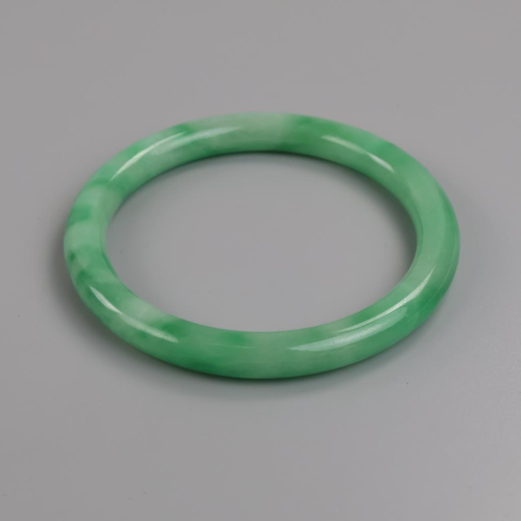 Jade Green Slip-On Bangle Bracelet