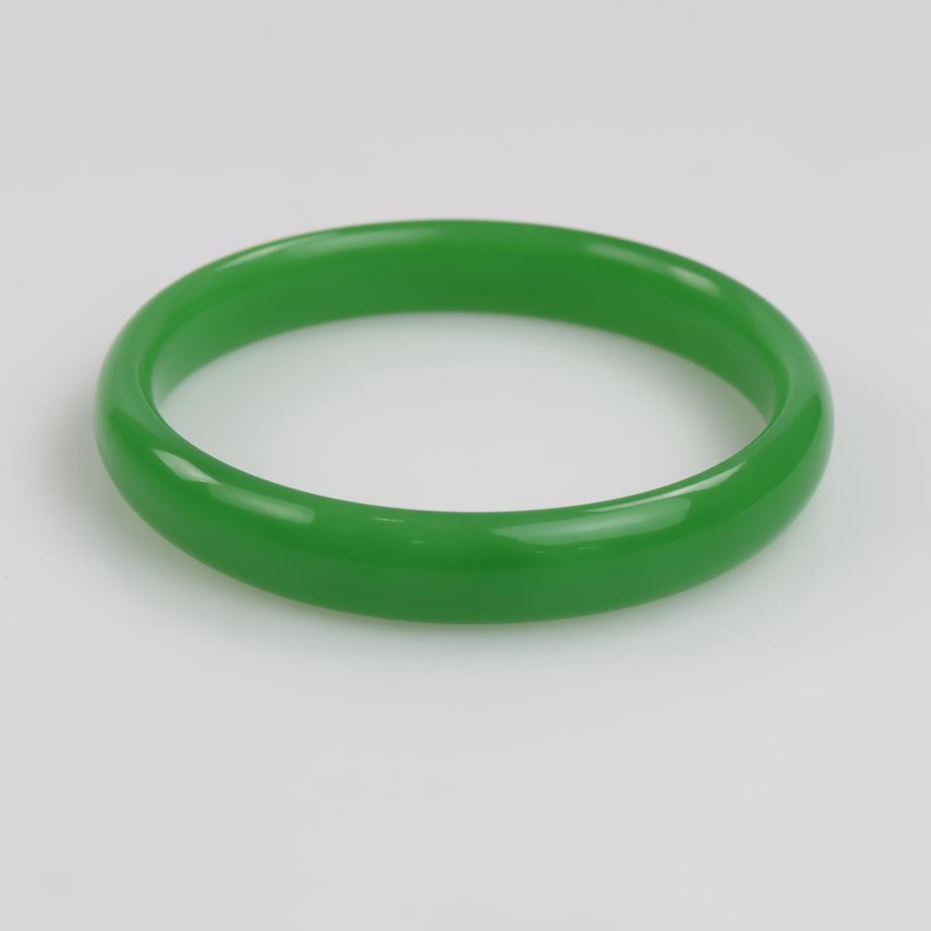 Jade Green Slip-On Bangle Bracelet