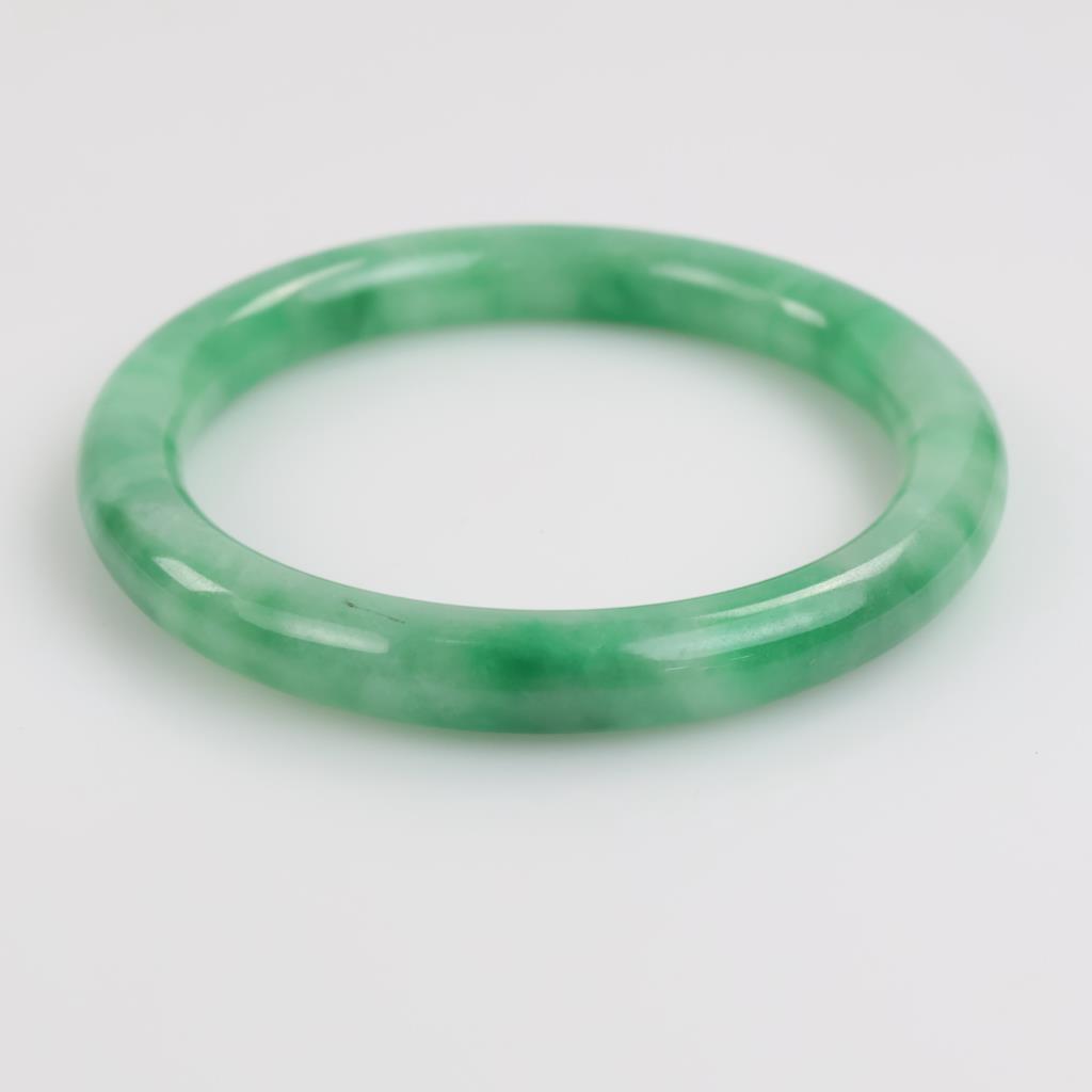 Jade Green Slip-On Bangle Bracelet
