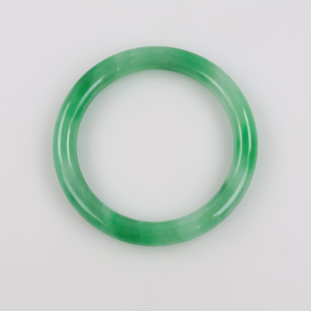 Jade Green Slip-On Bangle Bracelet