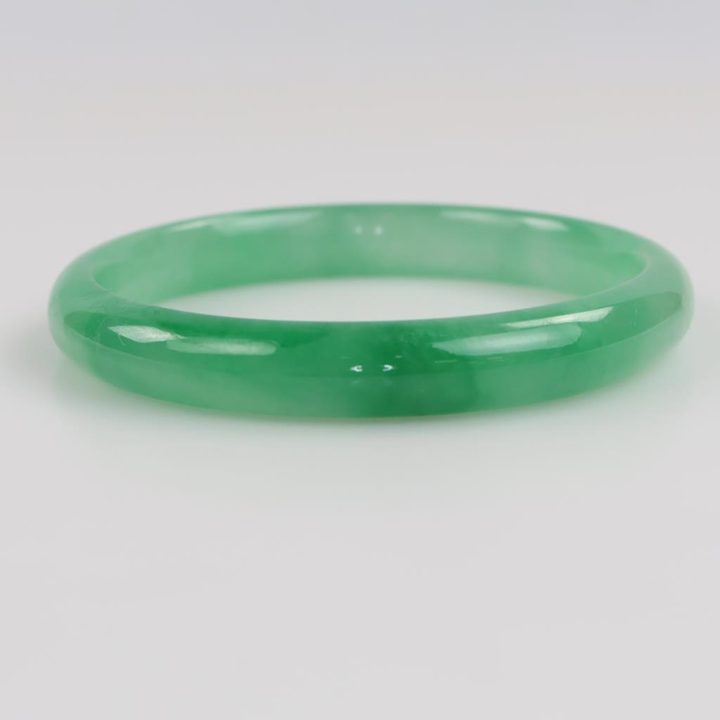 Jade Green Slip-On Bangle Bracelet