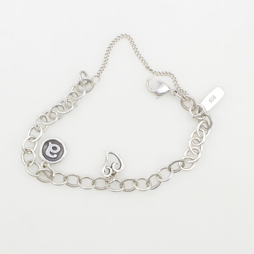 James Avery Link Silver Charm Bracelet Property Room