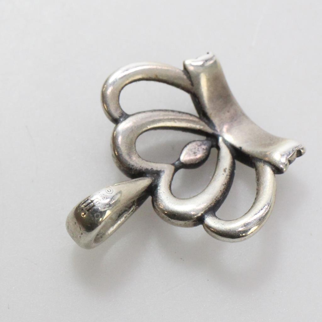 James Avery Silver 2g "Queen Of Hearts" Pendant Property Room