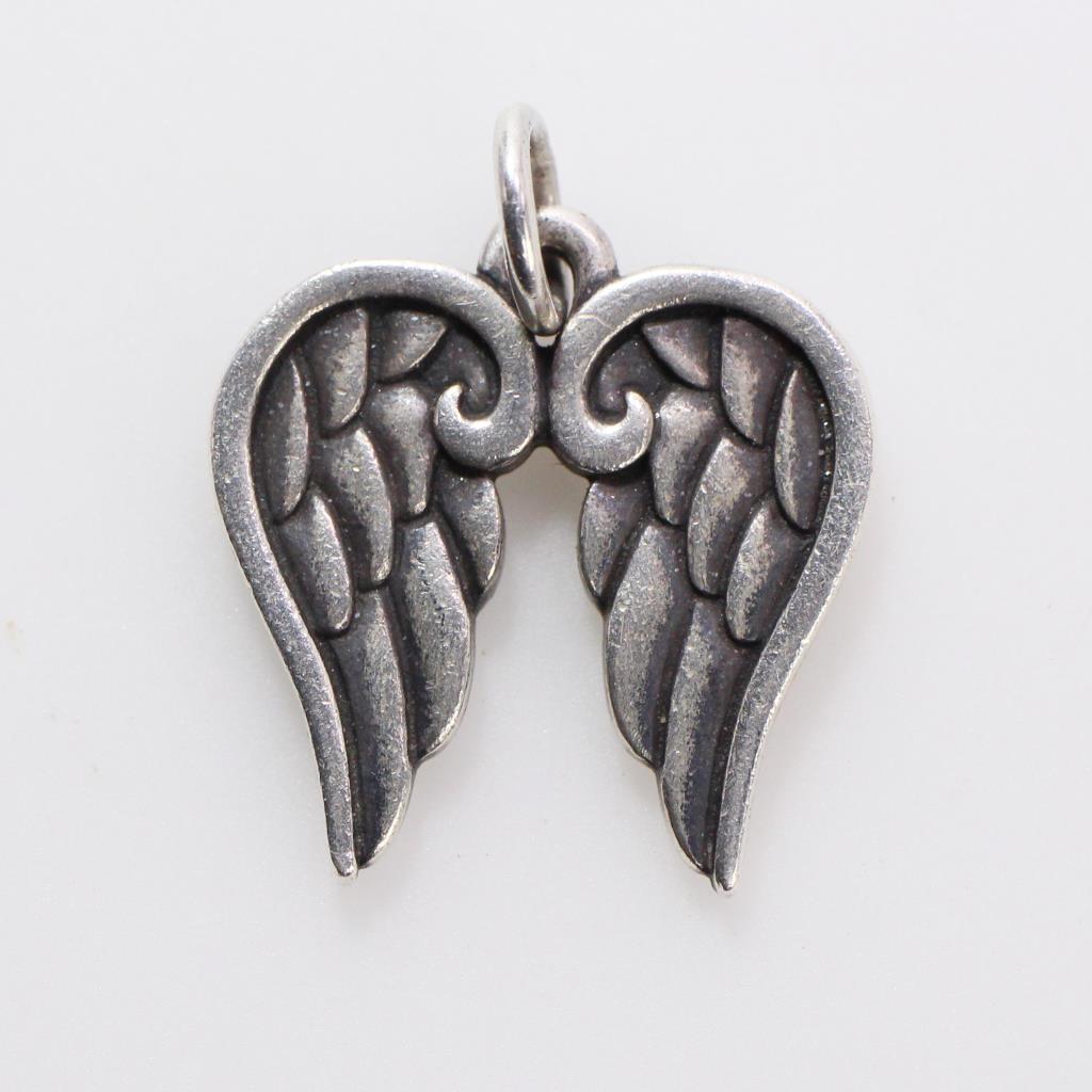 James Avery Silver Angel Wings Charm, 3.65g Property Room