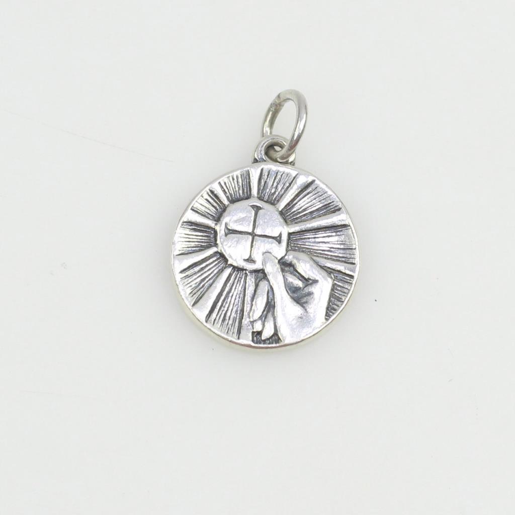James Avery Silver First Communion Medal Charm Property Room