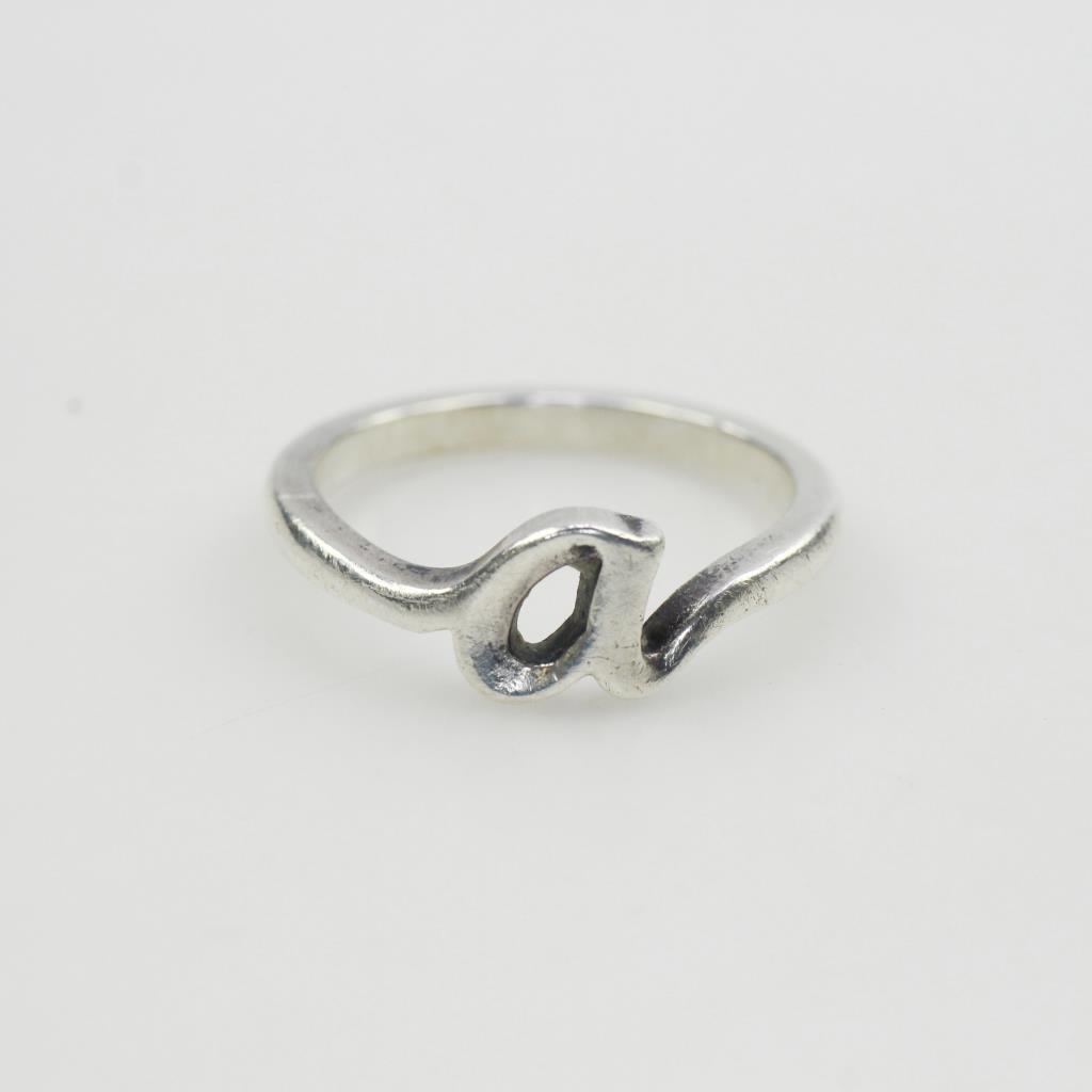 James Avery Silver Initial "A" Ring Property Room
