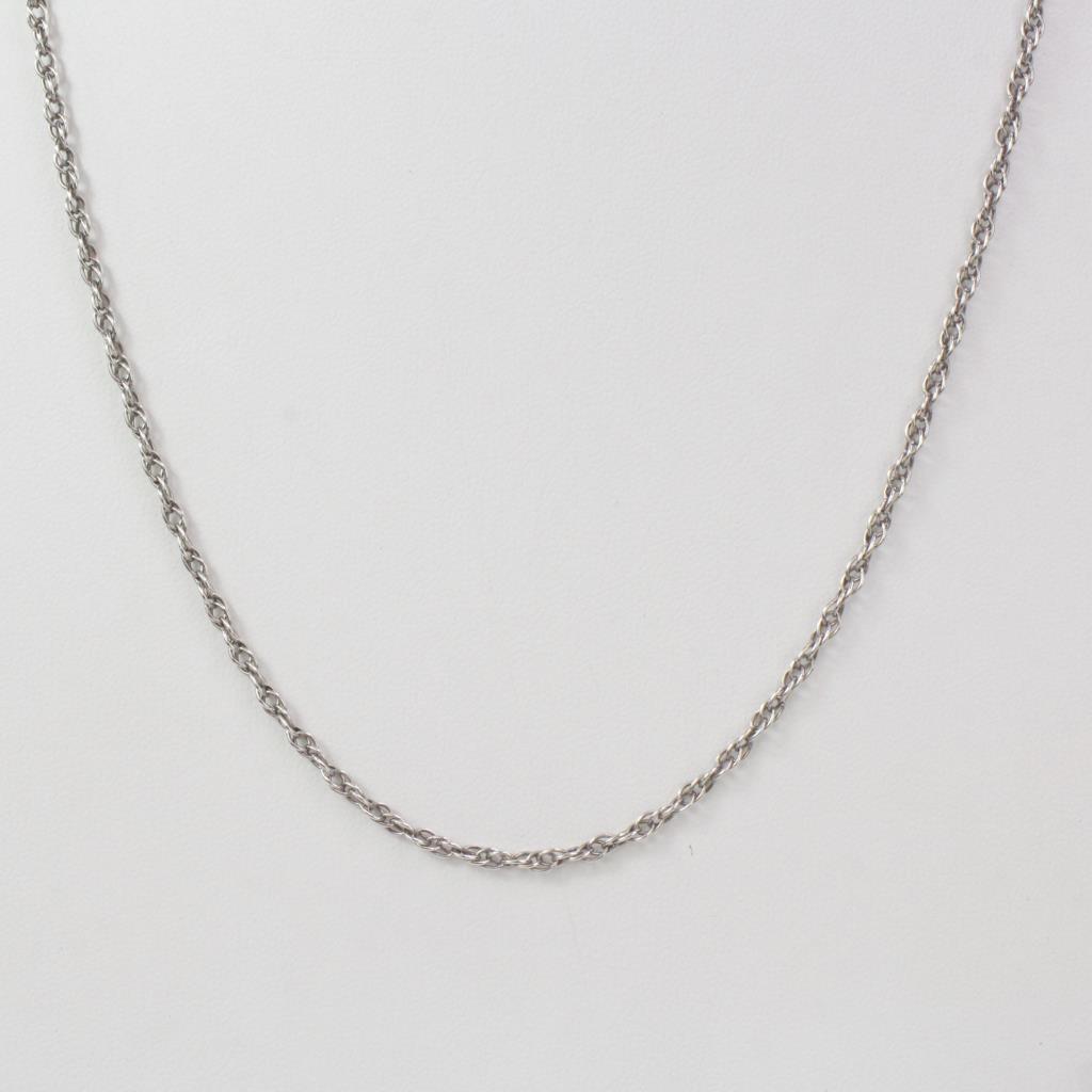 James Avery Silver Light Rope Chain, 5.85g Property Room
