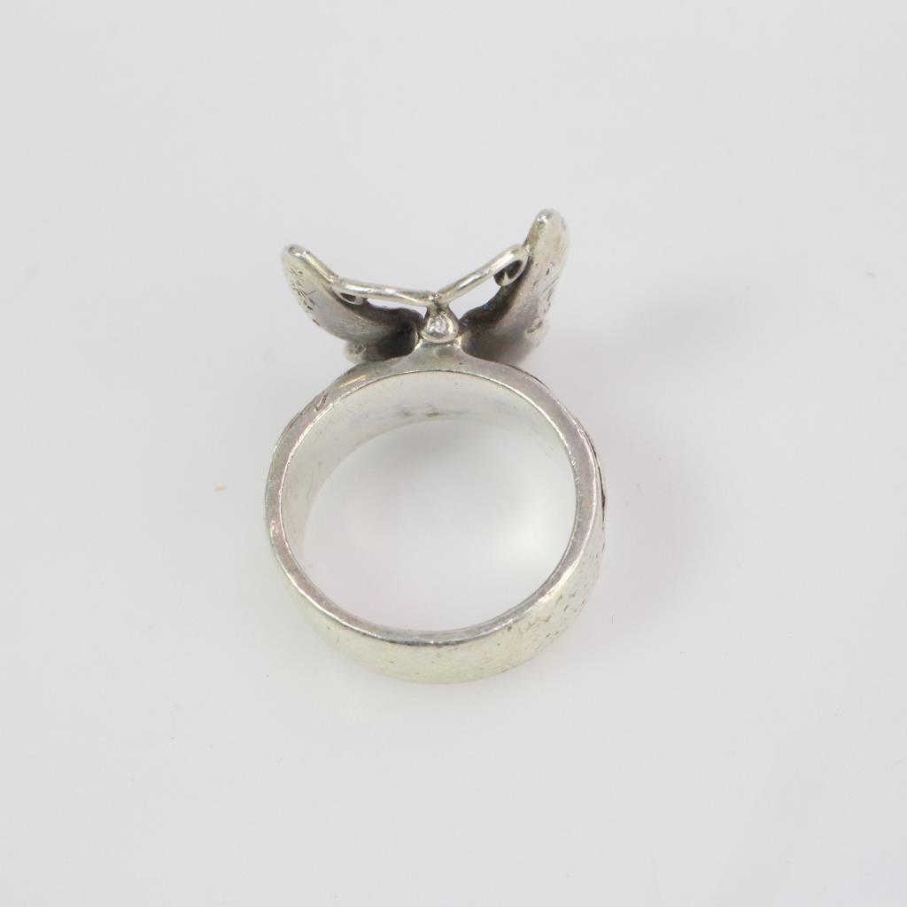 James Avery Silver Mariposa Ring, 8.61g Property Room