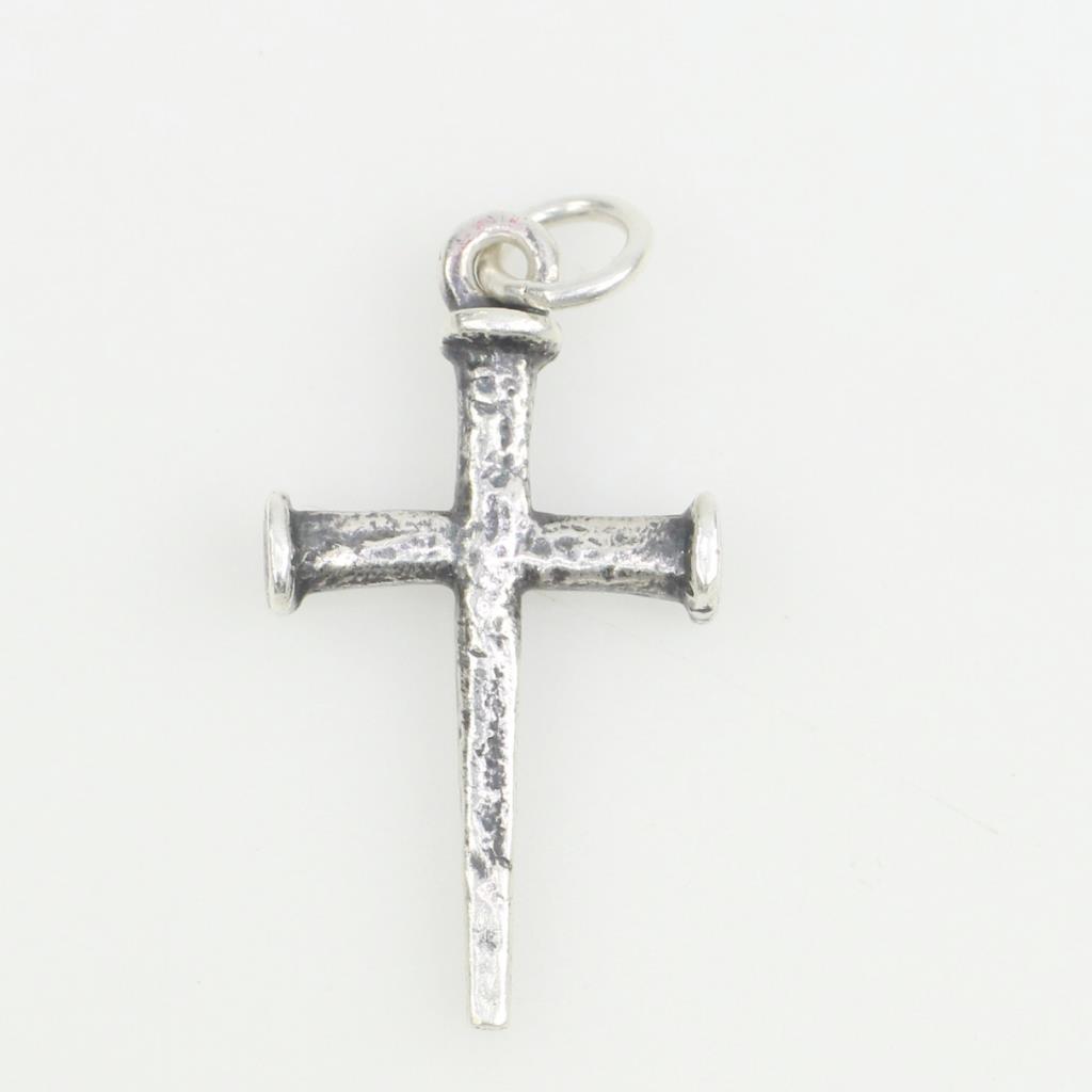 James Avery Silver Nail Cross Pendant Property Room