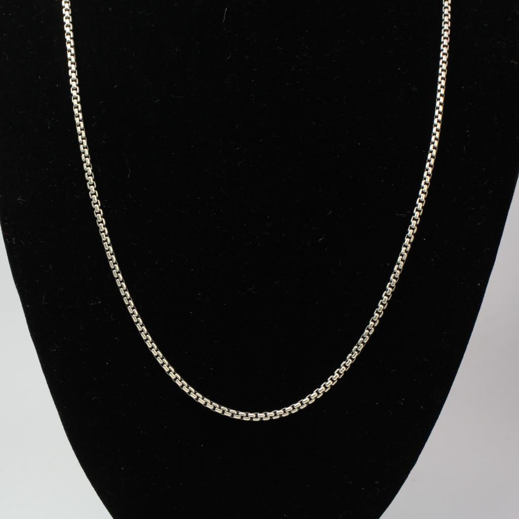 James Avery Silver Necklace, 16.70g Property Room