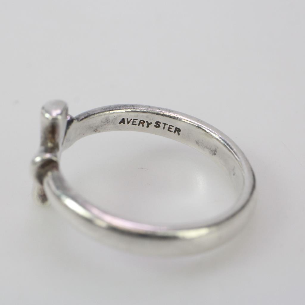 James Avery Silver Sign Of Faith Ring, 3.26g Property Room