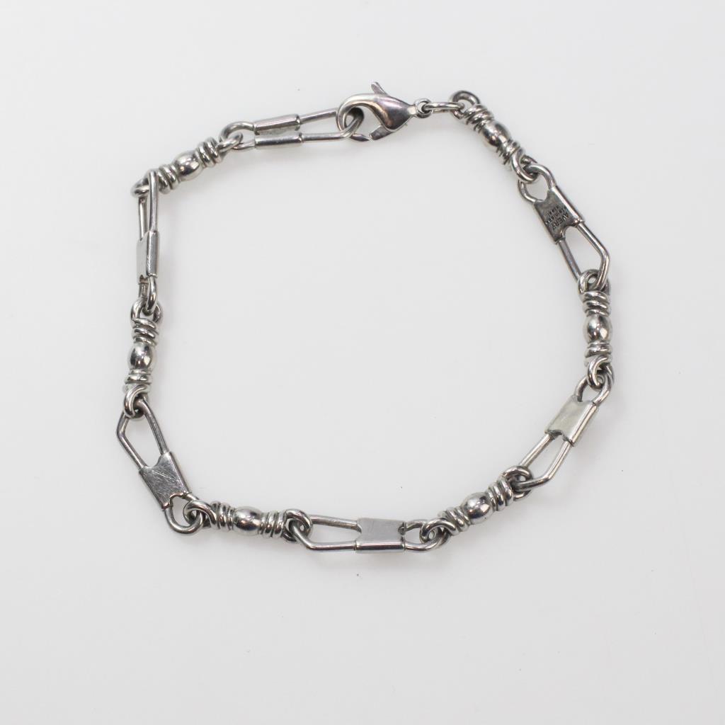 James Avery Stainless Steel Fishers Of Men Bracelet Property Room