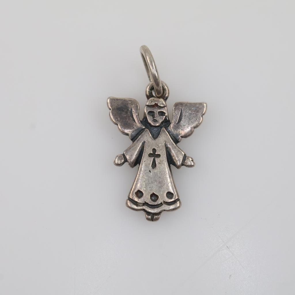 James Avery Sterling Silver Adorned Angel Pendant